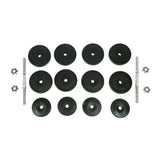 Dumbbell Set 18 Piece 2 pcs 30 kg - Front View