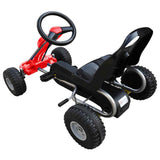 Pedal Go Kart Red - Side View