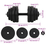 1 x Dumbbells 15 kg