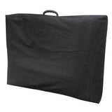 Portable Facial Treatment Chair Faux Leather 185x78x76 cm White - 45-Degree Angle