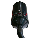 Dog Hair Dryer with 3 Nozzles Black 2400 W - Side View