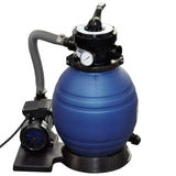 Sand Filter Pump 400 W 11000 l/h - Front View