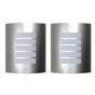 2 Stainless Steel Waterproof Wall Lights 60W