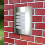 2 Stainless Steel Waterproof Wall Lights 60W - Front View