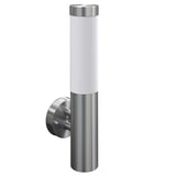 2 Stainless Steel Waterproof Wall Garen Lights - Front View