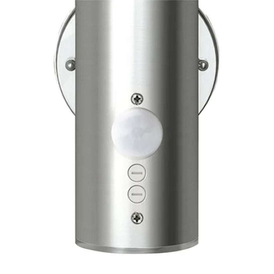 Outdoor Wall Lamps 2 pcs with Motion Detector Stainless Steel