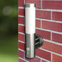 Outdoor Wall Lamps 2 pcs with Motion Detector Stainless Steel
