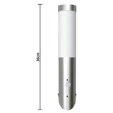 2 Motion Detector Stainless Steel Wall Lights
