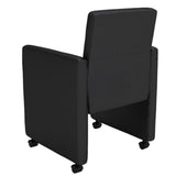 Dining Chairs 6 pcs Black Faux Leather