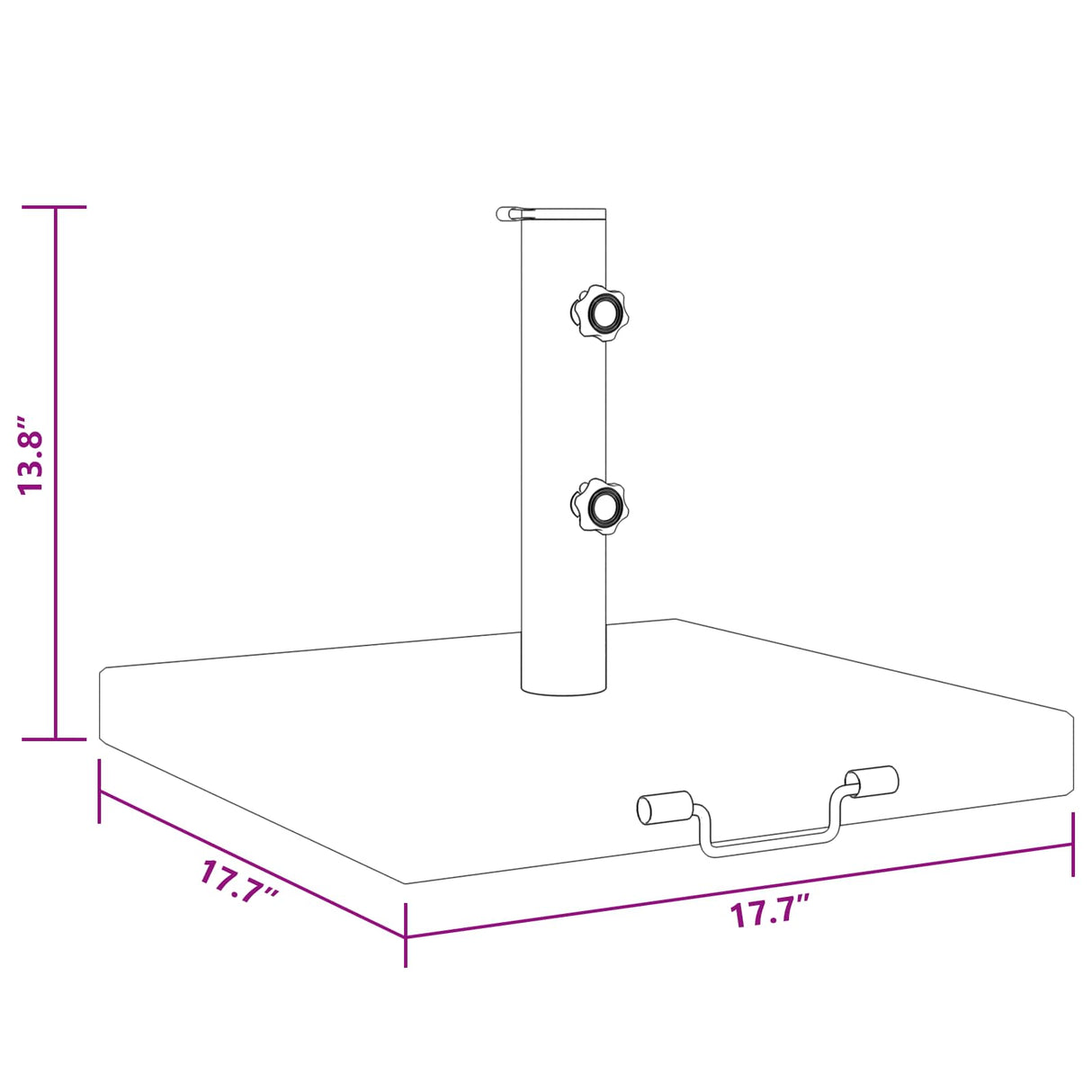 Parasol Stand 45 cm