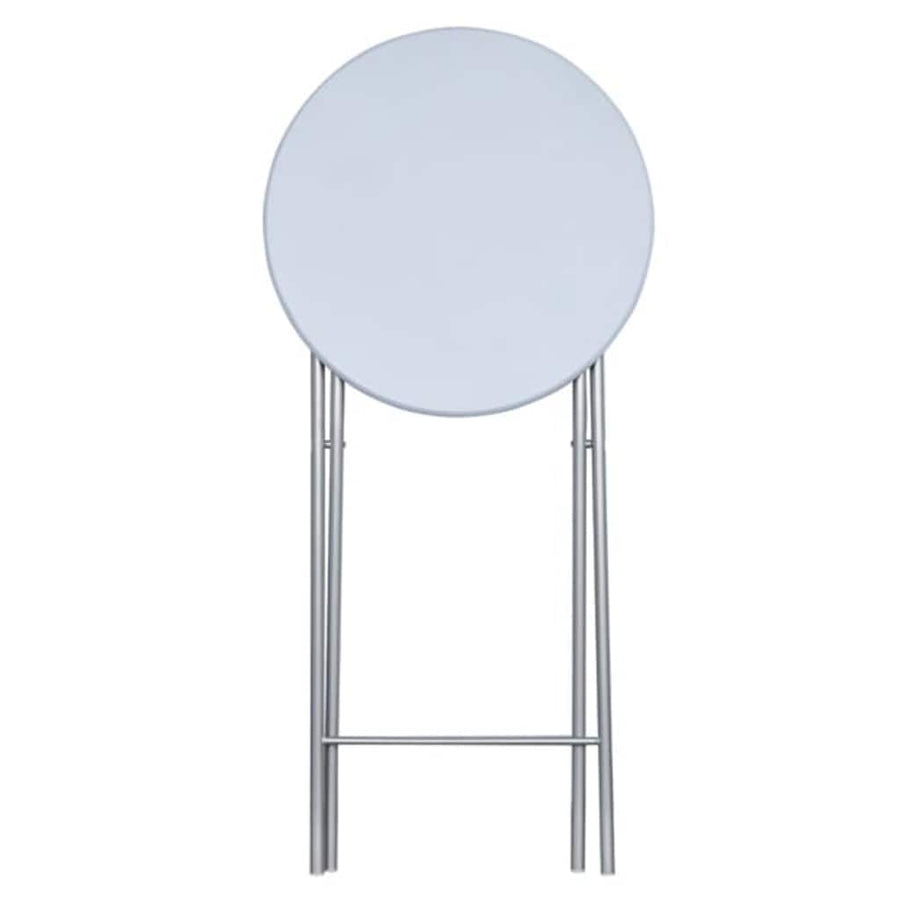 Bar Tables 4 pcs with MDF Tabletop White