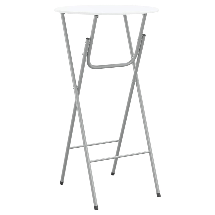 Bar Tables 4 pcs with MDF Tabletop White