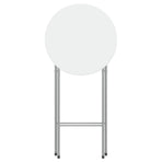 Bar Tables 4 pcs with MDF Tabletop White
