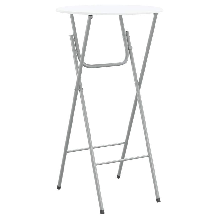 Bar Tables 4 pcs with MDF Tabletop White