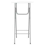 Bar Tables 4 pcs with MDF Tabletop White
