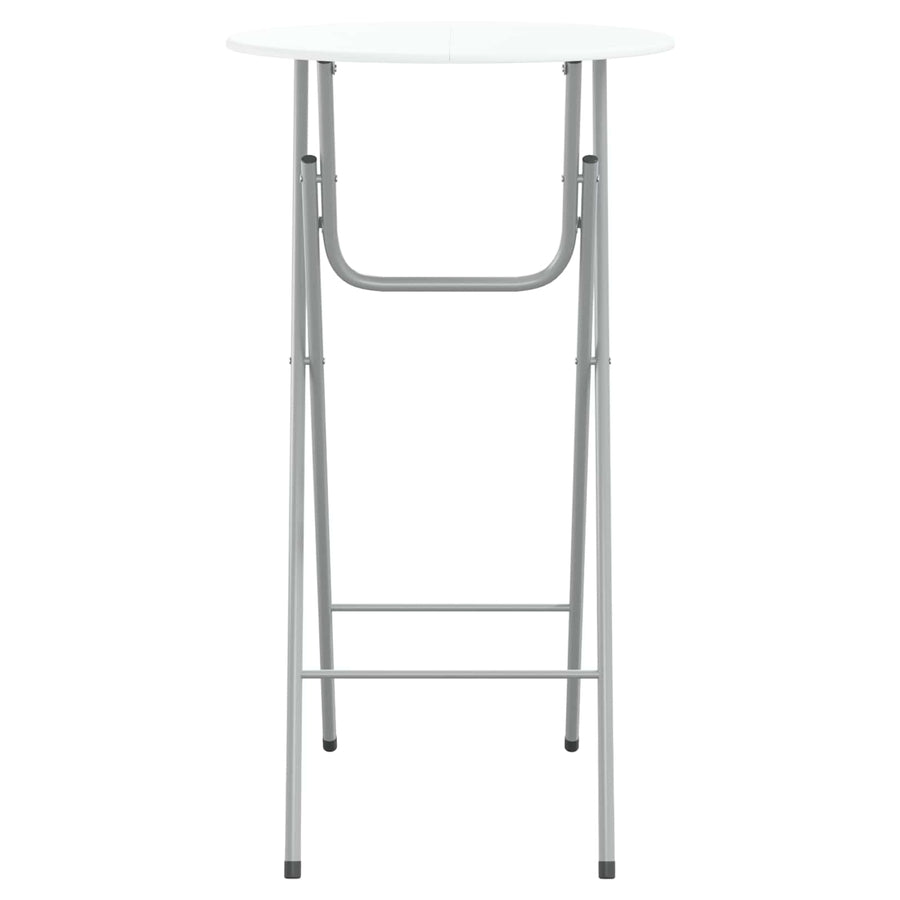 Bar Tables 4 pcs with MDF Tabletop White