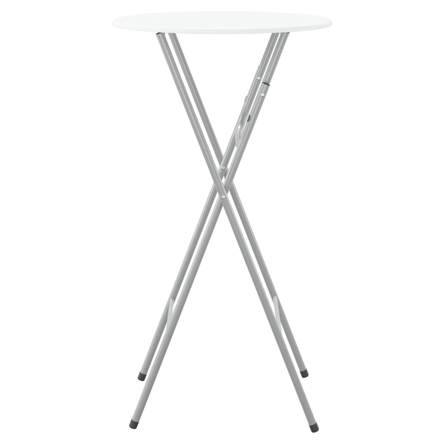 Bar Tables 4 pcs with MDF Tabletop White