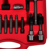 22 pcs Alternator Freewheel Removal Set - Top-Down View