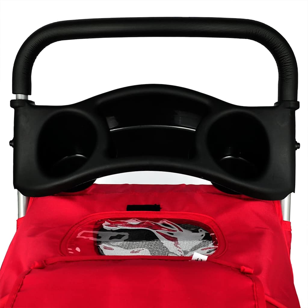 dog stroller red