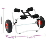 Kayak trolley Aluminium - Rear View