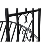 Garden Rose Arch with Bench - 45-Degree Angle