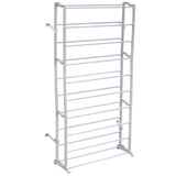 10-tier Shoe Rack - Front View