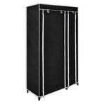 Fabric Wardrobes 2 pcs Black
