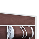 Fabric Wardrobe Brown