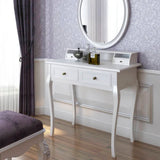 Modern Vanity Makeup Table - Side View