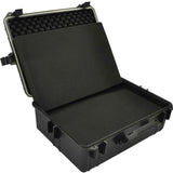 Transport Hard-Case Black w/ Foam 35 Liter capacity - 45-Degree Angle