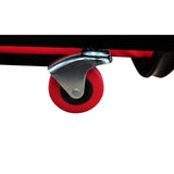 Car Creeper with 6 Wheels Adjustable - Top-Down View