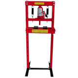 12-ton Hydraulic Floor Shop Press Heavy Duty - Front View