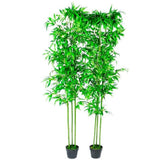 Artificial Bamboo Plant 2 pcs Home Decor 190 cm