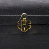 Wooden Treasure Chest Large Black