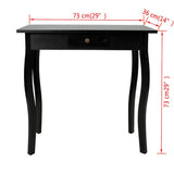 Console Table MDF Black