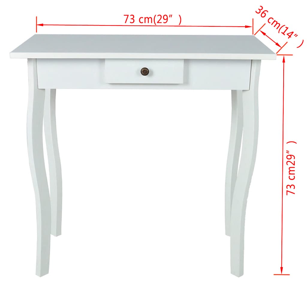 Console Table MDF White