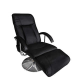 Massage Chair Black Faux Leather