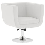 Bar Stool White Faux Leather