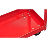 Workshop Tool Trolley 100 kg Red - Top-Down View