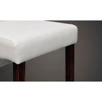 Dining Chairs 4 pcs White Faux Leather