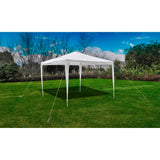 Pyramid-Roof Garden Gazebo Pavilion 3 x 3 m - Side View