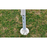 Pyramid-Roof Garden Gazebo Pavilion 3 x 3 m - Top-Down View