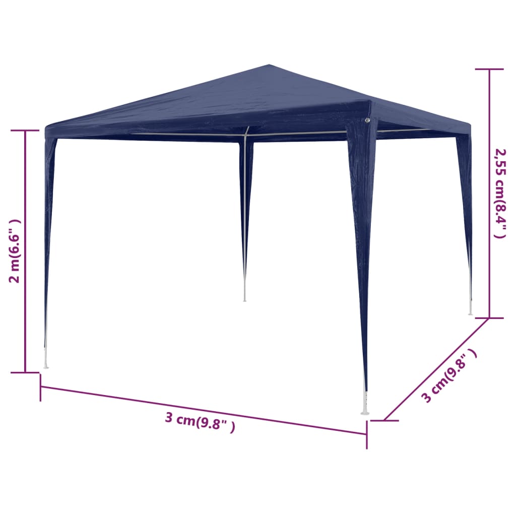Partytent 3x3 m Blue