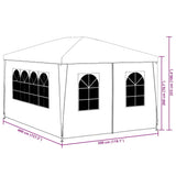 Party Tent 3x4 m White