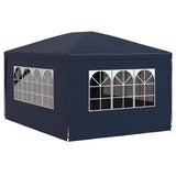 Party Tent 3x4 m Blue - Rear View