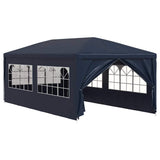 Party Tent 3x6 m Blue - Front View