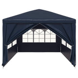 Party Tent 3x6 m Blue - Top-Down View