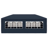 Party Tent 3x6 m Blue - 45-Degree Angle