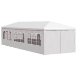 vidaXL Party Tent 3x9 m White - Side View
