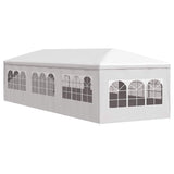 vidaXL Party Tent 3x9 m White - Rear View